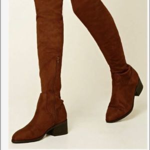 Brown Suede Boots